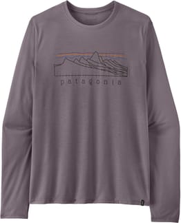 M's L/S Cap Cool Trail Shirt - Stratapeaks May Grey