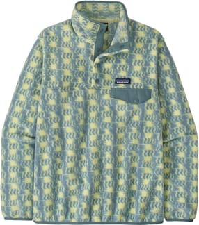 W's LW Synch Snap-T P/O Sun Quilt Blue Sage