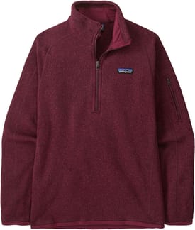 W's Better Sweater 1/4 Zip Berry Fig