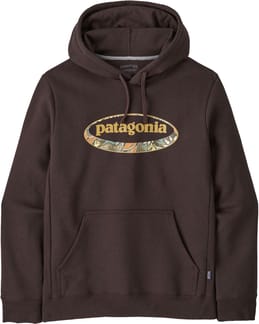 M's '95 Oval Logo Uprisal Hoody Den Brown Heliotropic