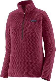 W's R1 Air Zip Neck Berry Fig