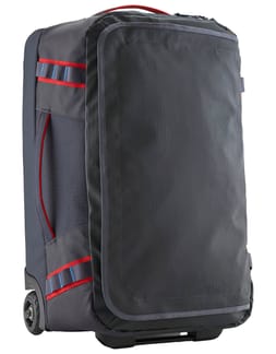 Black Hole Wheeled Duffel 40L Smolder Blue w/Amanita Red