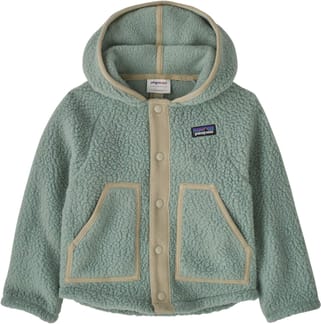 Baby Retro Pile Jkt Cover Green