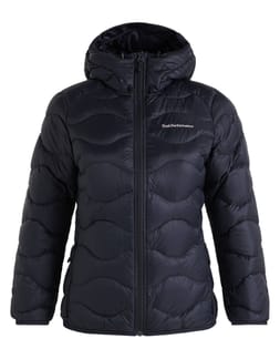 W Helium Down Hood Jacket Black