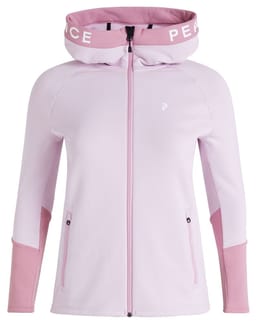 W Rider Zip Hood Cold Blush Bitter Root 