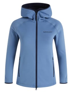 W Chill Zip Hood Shallow Blue Shadow Blu