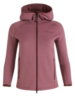 W Chill Zip Hood Rose Brown Sapote Rose