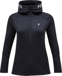 W Rider Zip Hood Black/Black