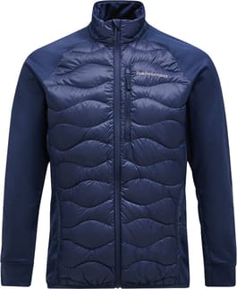 M Helium Down Hybrid Jacket Blue Shadow