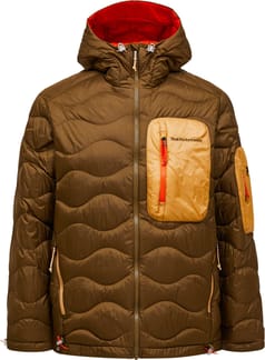 M Helium Utility Down Hood Jacket Meadow Moss Sierra Sand