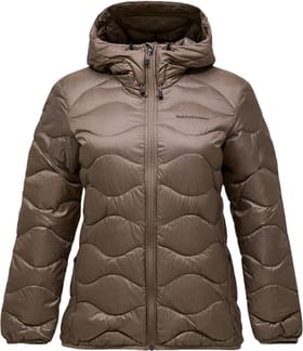 W Helium Down Hood Jacket Terrain Tan