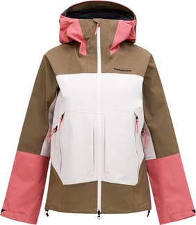 W Vislight Gore-Tex C-Knit Jacket Terrain Tan Frosted Blossom