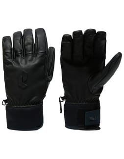 Leather Ski Glove Black
