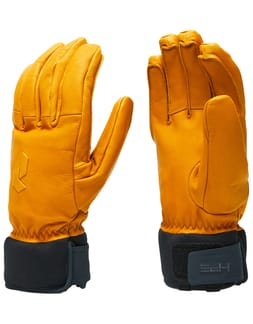 Leather Ski Glove Nature Amber