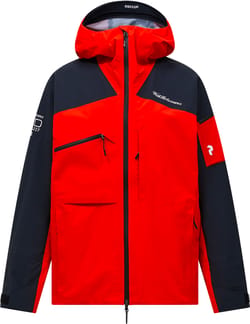 M 40Y Alpine Gore-Tex Stretch Jacket Racing Red Black