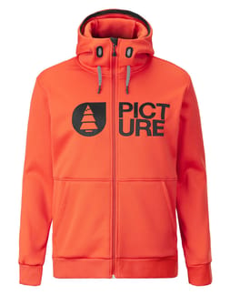 Park Zip Tech Hoodie Red
