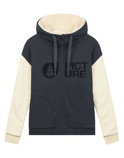 Basement Plush Zip Hoodie W Dark Blue