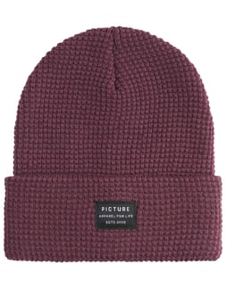 York Beanie Maroon