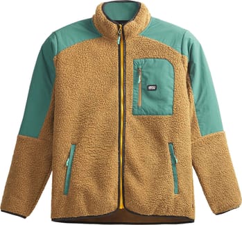 Quilchena Zip Fleece Chocolate Bayberry