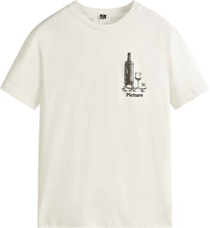 D&S Wine Tee Natural White