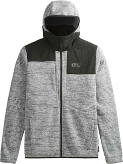 Ambroze Fleece Grey Melange-Black