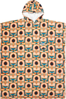 Landsom Poncho Tiki Print