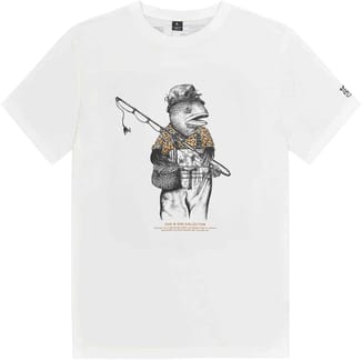 D&S Fisherfish Tee Natural White