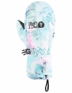 Snowy Mittens Blurry Water Print