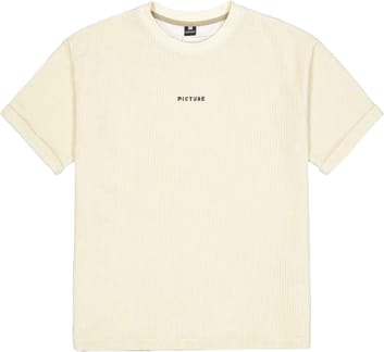 Kiarra Velours Tee Whitecap Gray