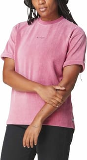 Kiarra Velours Tee Heather Rose