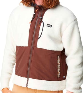 Pemberton Zip Fleece Tofu Chicory Coffe