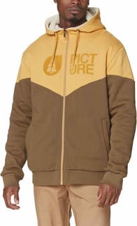 Basement Plush Zip Hoodie Oak Buff Bison