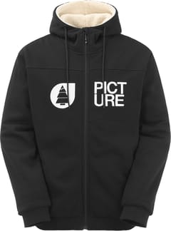 Basement Plush Zip Hoodie Black