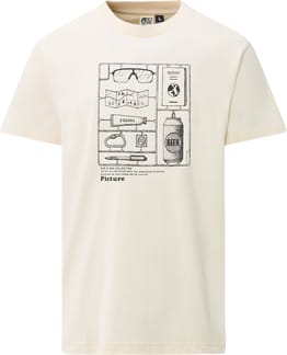 D&S Ridingkit Tee Natural White