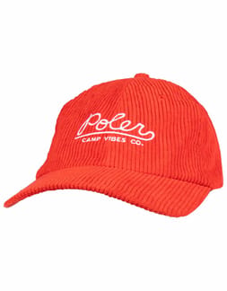 Cord Dad Hat Red