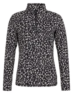 Violet 1/4 Zip Top True Black