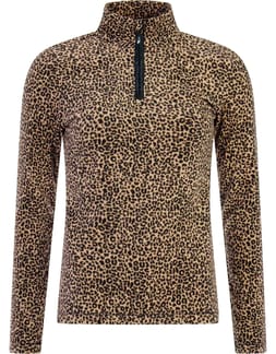 Prtrefuzzy 1/4 Zip Active Top True Black