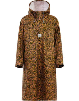 Prtlaugh Rain Poncho Fudge Camel