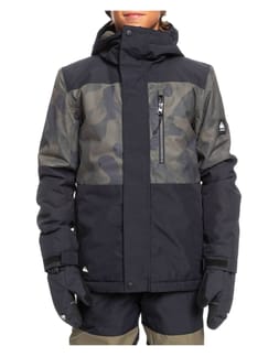 Mission Block Y B Snow Jacket True Black Fade Out Camo