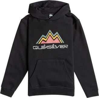Big Logo Snow Youth Hoodie True Black