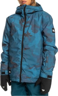 Mission Printed Youth Jk Majolica Blue