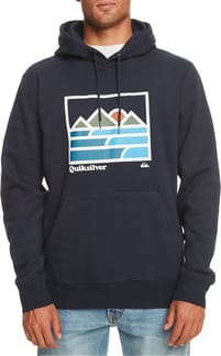 Landscape Lines Hoodie Navy Blazer