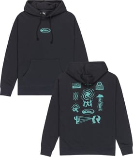 Salt Water Graphic Hoodie Black