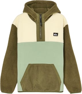 Ocean View Mix Sherpa Youth Fleece Grape Leaf