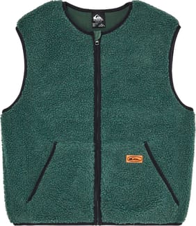 Kickflip Sleeveless Sherpa Boy Gilet Forest