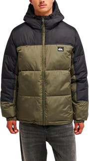 Cold Days Hoodie Puffer Jacket Grape Leaf