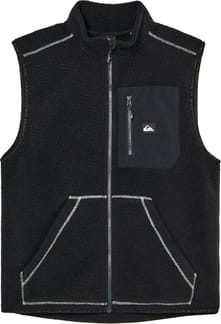 Clean Coast Fleece Gilet Black
