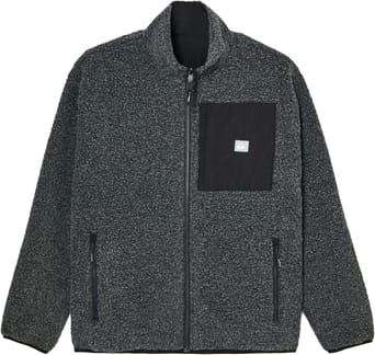 Urban Storm Reversible Full Zip Sherpa Black
