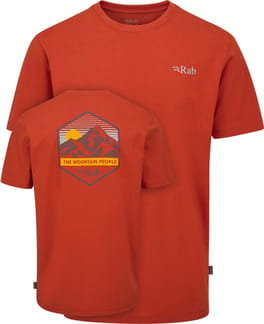 Stance Mountain Peak Tee Red Clay