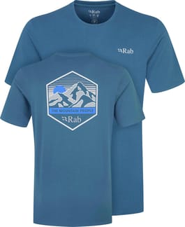 Stance Mountain Peak Tee Tempest Blue
